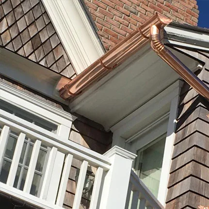 copper gutter installation East Setauket ny
